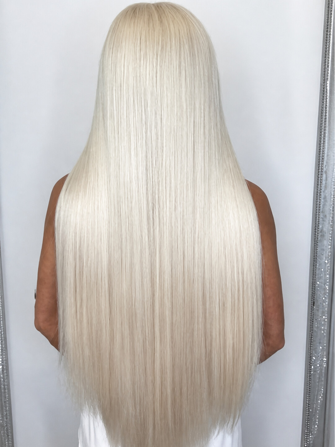 Platinum, doubled — and still platinum at the ends. — after