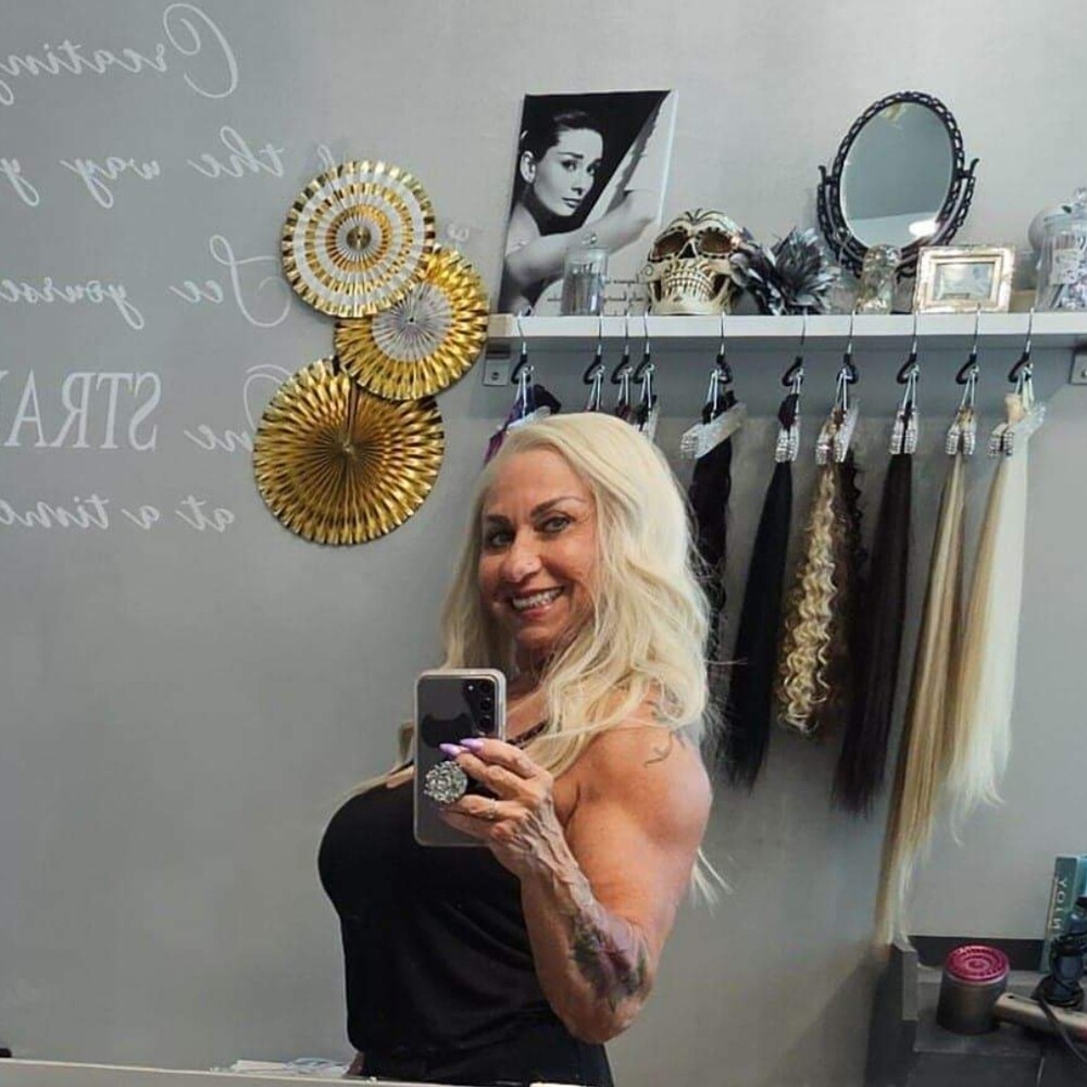 Sandie DuBois in her salon