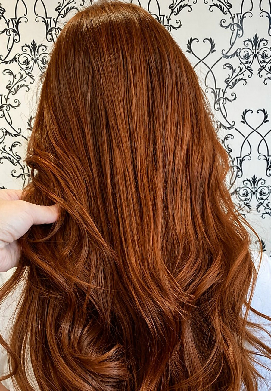 After: full copper waves by Vered