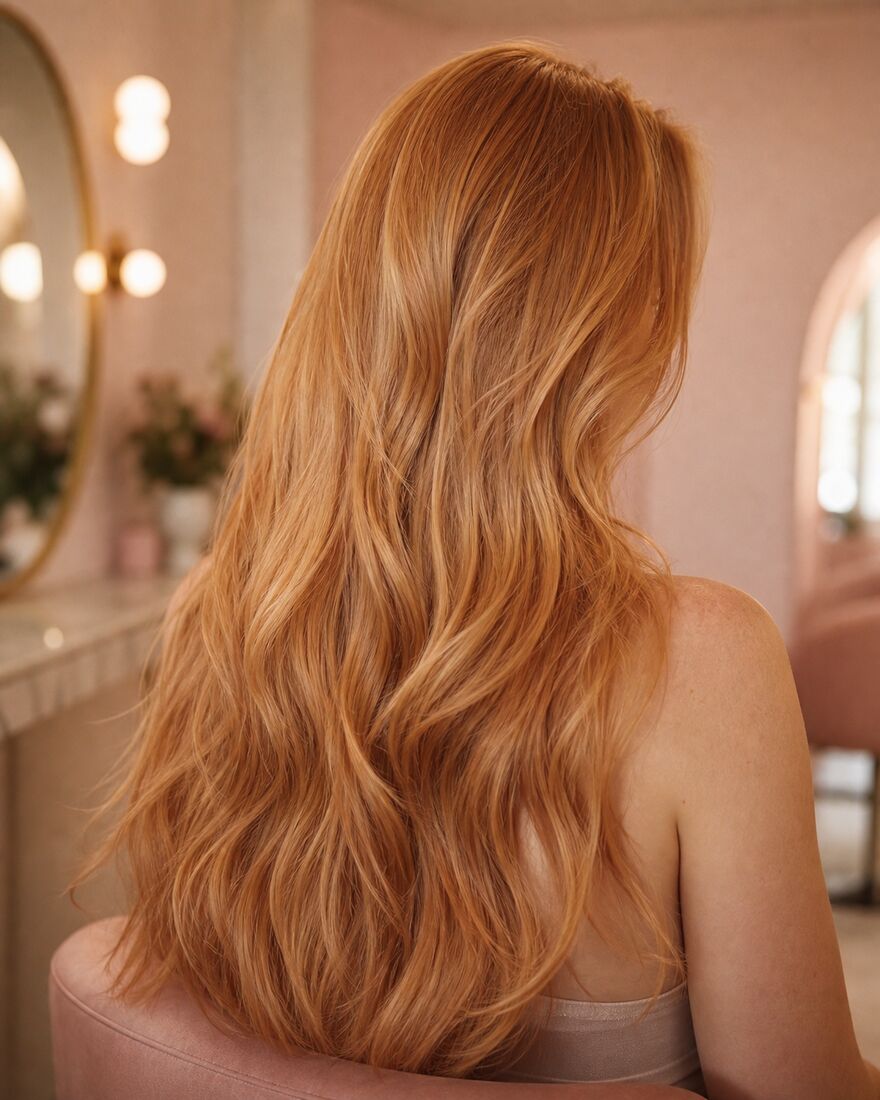Long hair styled with extensions, Alchemy Salon & Spa